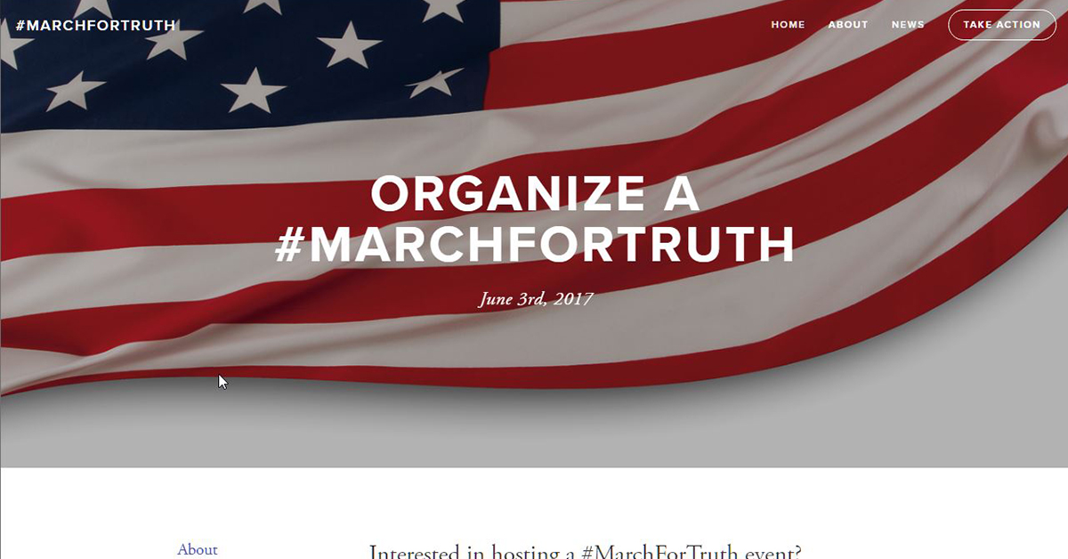 #MarchForTruth'